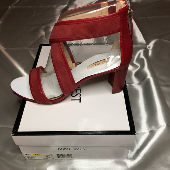 Nine West Red Heel (sandal) - Picture 1 of 4